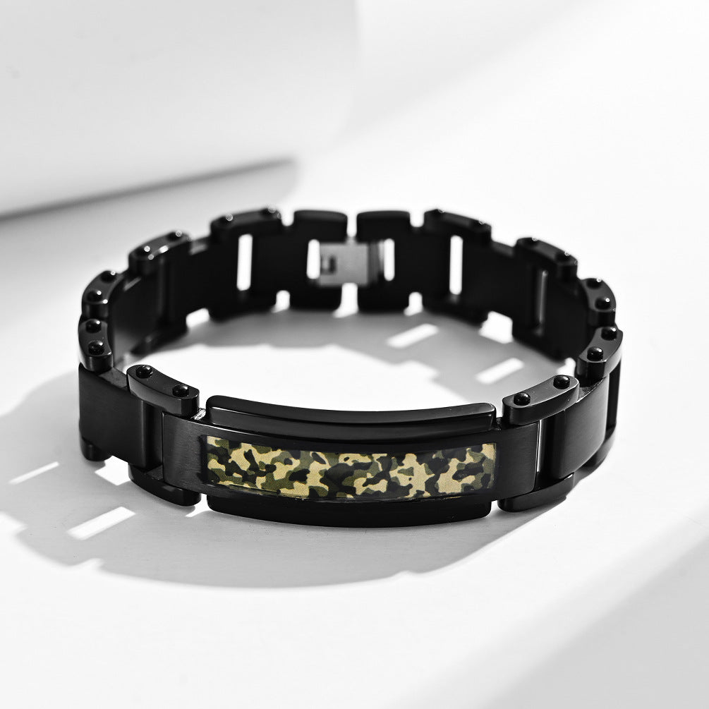 Camouflage Titanium Steel Bracelet Main image